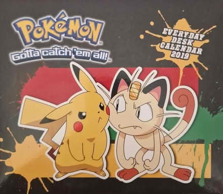 Photo of free 2019 Pokemon Desk Calendar (Walsall, WS1) #2