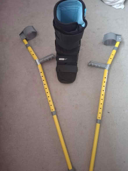 Photo of free Children’s crutches walking boot (UCD) #1