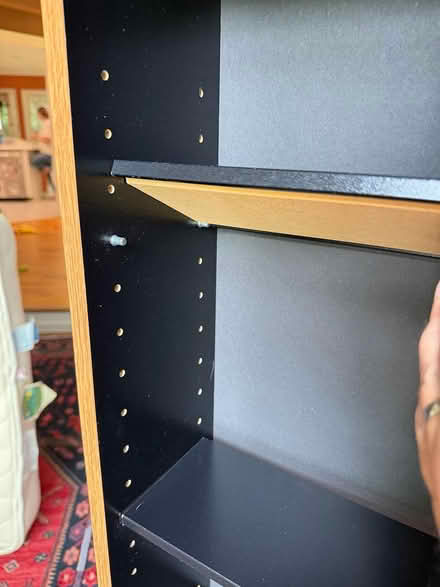 Photo of free Narrow media shelving (Carrboro south of Hwy 54) #2