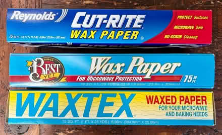 Photo of free 3 rolls of wax paper (Pt Richmond) #1
