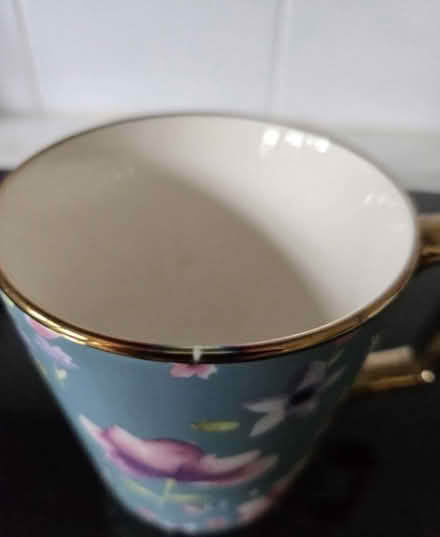 Photo of free Floral Ceramic Mug with Metallic (Rathcoole, Co. Dublin) #2