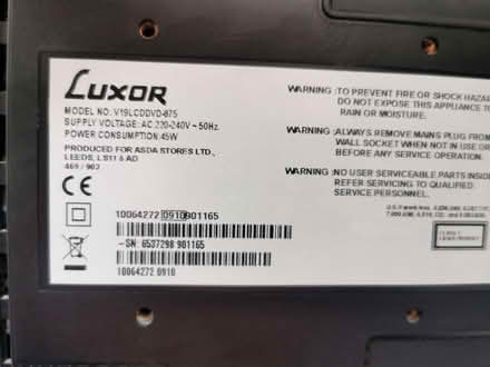 Photo of free Small luxor TV with built in DVD (Gregson Road, Lancaster) #2