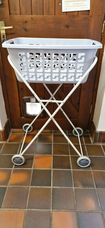 Photo of free Washing basket and mobile stand (Weobley HR4) #1