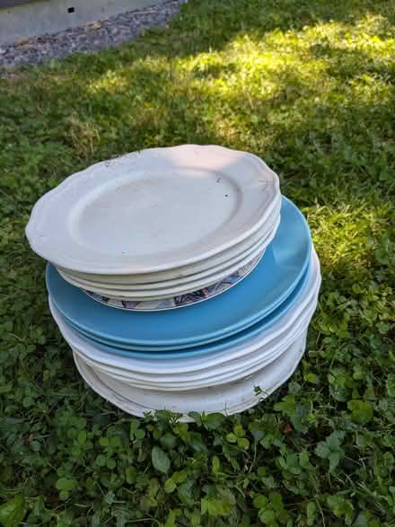 Photo of free Old plates good for projects (near Spring Ridge frederick) #1