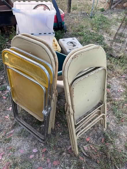 Photo of free Folding chairs (Gilroy Northwest - Rural) #1