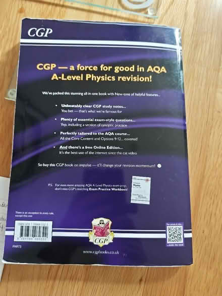Photo of free CGP A level physics revision book (Bordon GU35) #2