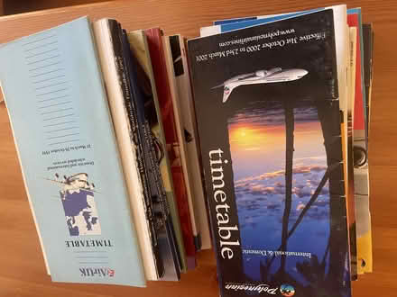 Photo of free Pre-Internet airline timetables. (Penrith CA11) #1