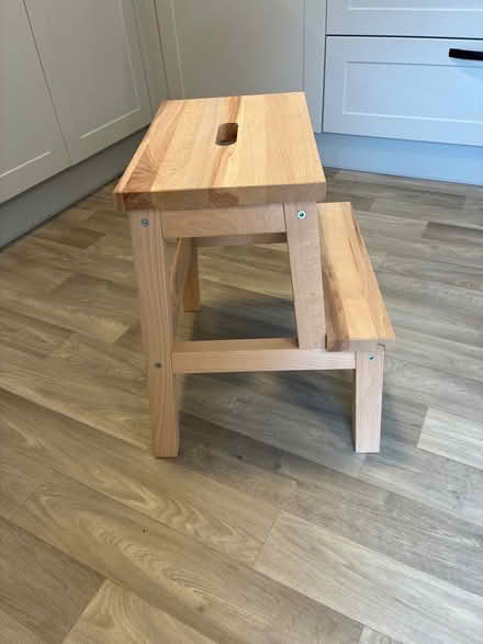 Photo of free Wooden step stool (Bodicote OX16) #2