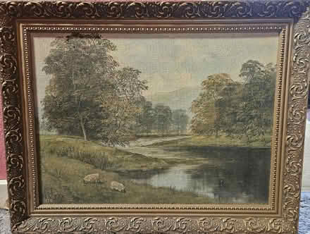 Photo of free Framed oil painting (Riddlesdown CR8) #1