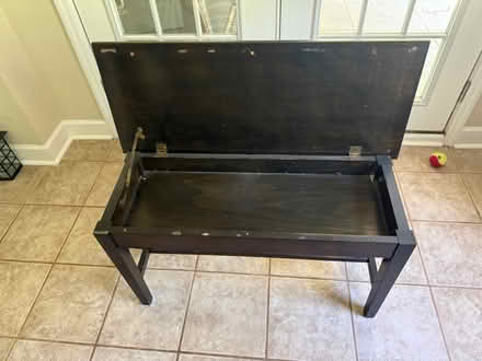Photo of free Wooden piano bench (Homewood) #2
