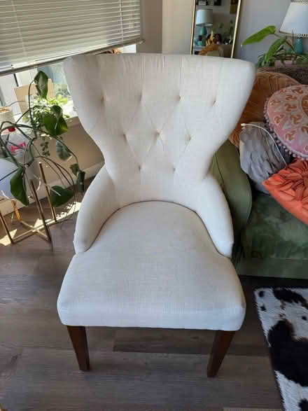 Photo of free Cream accent chair (Capitol Hill) #1