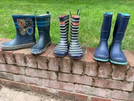 Photo of free Children's wellies - 3 pairs (Farnborough Park GU14) #1
