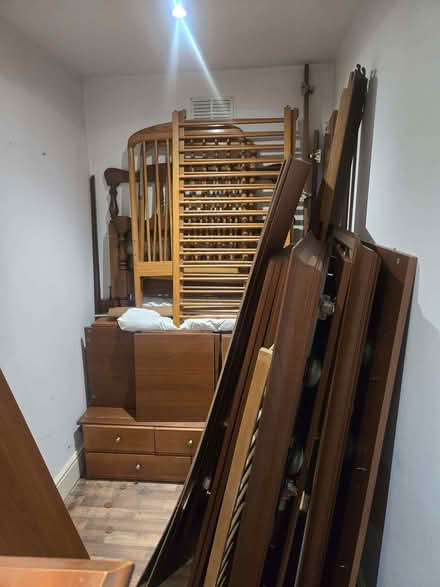 Photo of free 2x cheery wood wardrobes that need to be reassembled (Eastcote HA5) #1