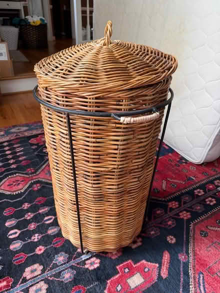 Photo of free Wicker laundry basket (Carrboro south of Hwy 54) #1