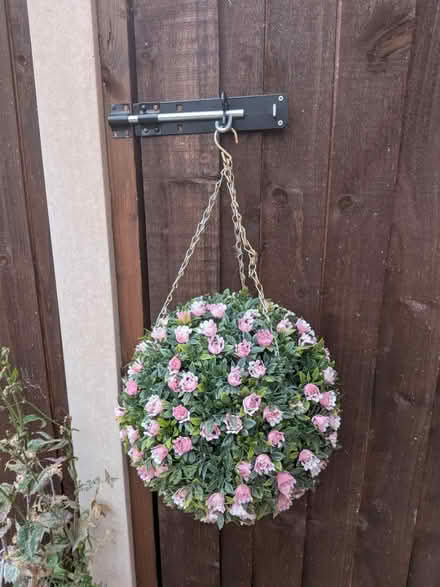 Photo of free Fake hanging plant orb (Chester Road M15) #1