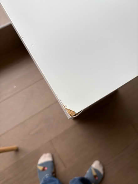 Photo of free White desk and drawers (Clerkenwell EC1M) #2