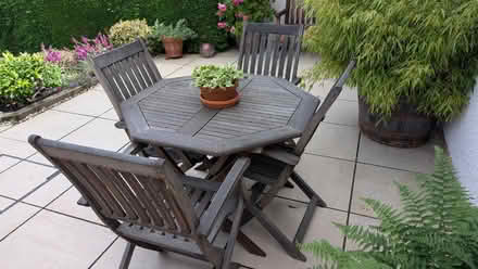Photo of free Garden table and chairs (Currie EH14) #1