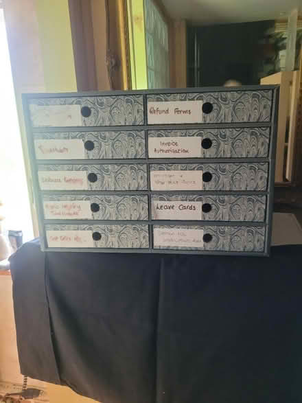 Photo of free Strong cardboard Office Organiser (Broseley Wood TF12) #1