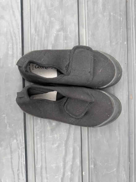 Photo of free Black plimsolls 13/32 washable (Kings Hill, ME19) #1