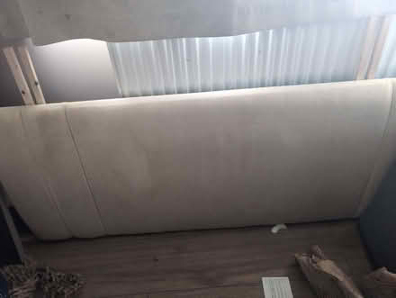 Photo of free Cream fabric headboard (Bishop's Castle SY9) #1
