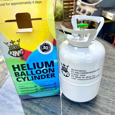 Photo of free Balloon Helium (part used) (Wetherby LS22) #1