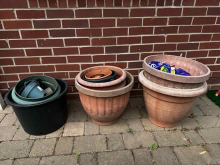 Photo of free Plastic Plant Pots (Large) (Melbourn SG8) #1