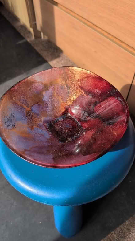 Photo of free Small Red glass fruit bowl (The Camp AL4) #1