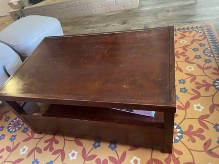 Photo of free Small coffee table with storage (Beltsville, MD) #2