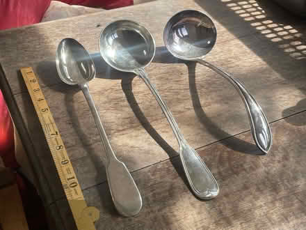 Photo of free Large silver plated serving spoons (Fairfield LA1) #1