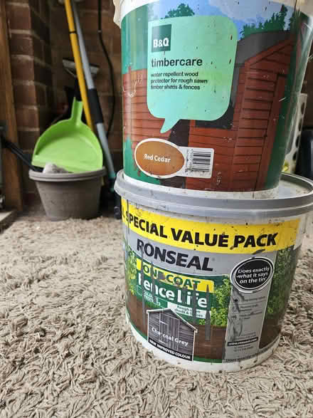 Photo of free Fence paint (DE21 Oakwood) #1