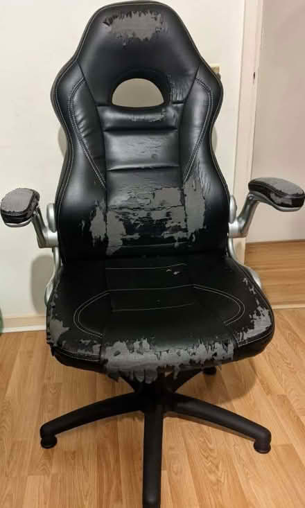 Photo of free Bariatric / Tall / Heavy Person's Reupholstery Project Chair (Forest Gate E7) #1