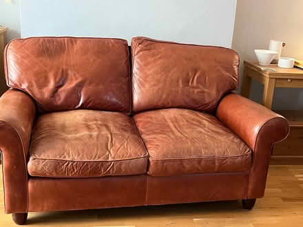 Photo of free Leather sofa (Beckenham BR3 3NL) #1