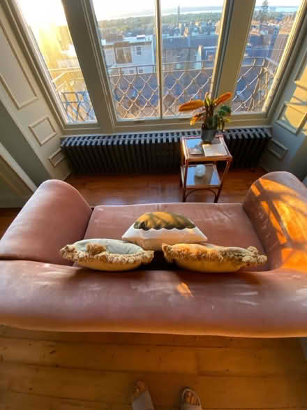 Photo of free Lovely Velvet Antique Sofa (York Place, Edinburgh, EH1) #3