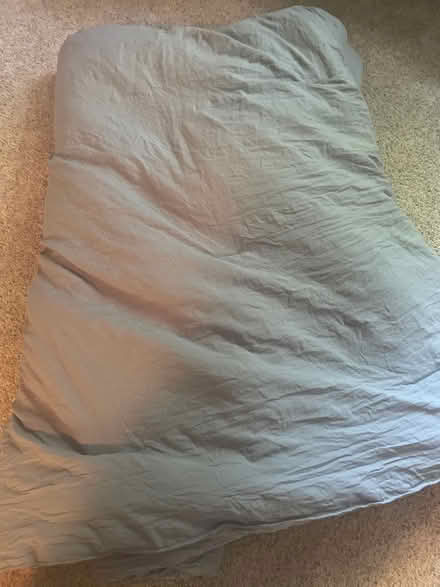 Photo of free Gray queen size comforter (Reston) #1