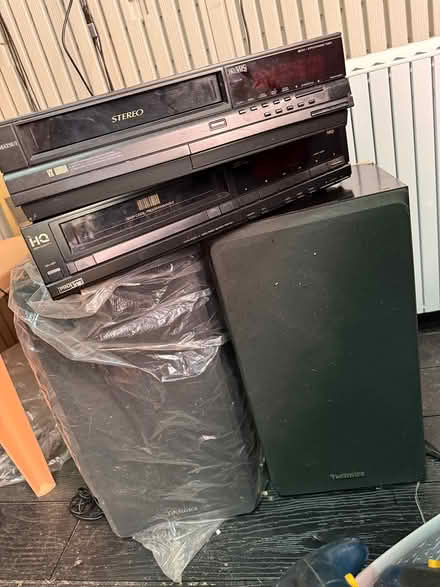 Photo of free Technics speakers and vcr (Willingdon) #1