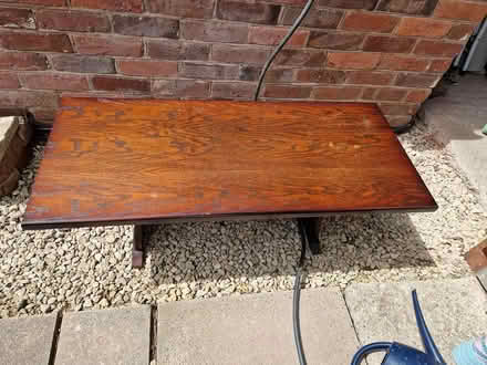 Photo of free Long solid wood coffee table (Rochford WR15) #1
