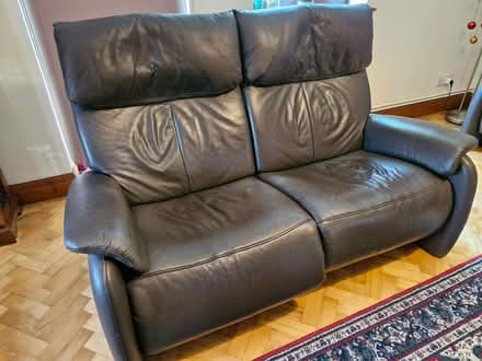 Photo of free Leather lounges - 2 seater manual recliner and 3 seater (Weobley HR4) #1