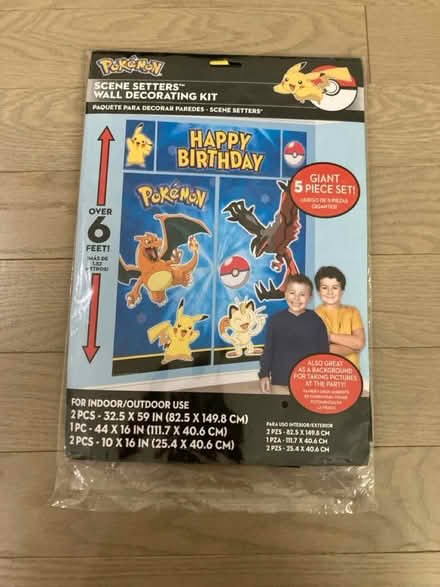 Photo of free Large Plastic Pokémon bd walldecor (Kennedy/16th in Markham) #1
