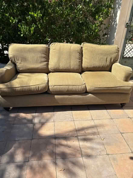 Photo of free Basset 3seat sofa (Kensington (off the 15)) #1