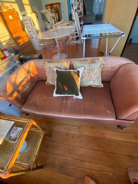Photo of free Lovely Velvet Antique Sofa (York Place, Edinburgh, EH1) #1