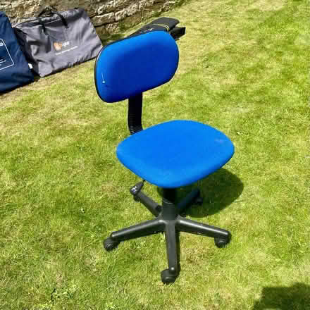 Photo of free New Blue office chair (2 avail) (Wetherby LS22) #2