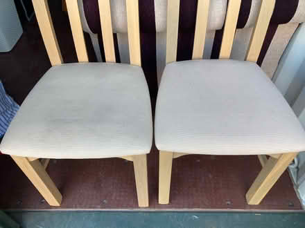 Photo of free 2 Dining chairs (Swindon SN2 barnfield road) #3