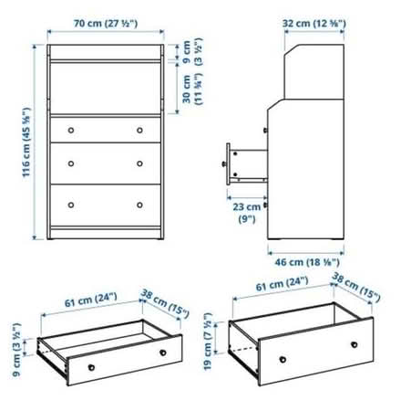 Photo of free Complete IKEA White Furniture Set – Quick Sale – Reading Sta (Central Reading RG1) #2