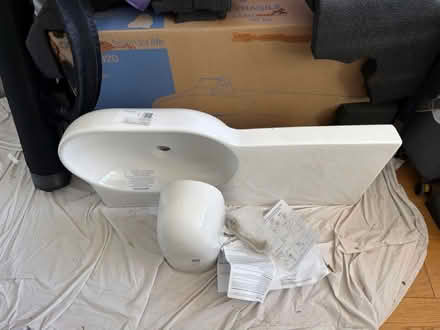 Photo of free Bathroom Basin (damaged) (Hackney E9) #1