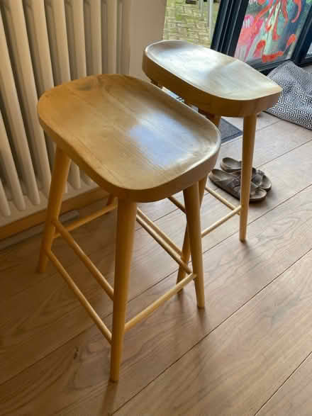 Photo of free 2 x IKEA stools (Battlefield, Glasgow) #1