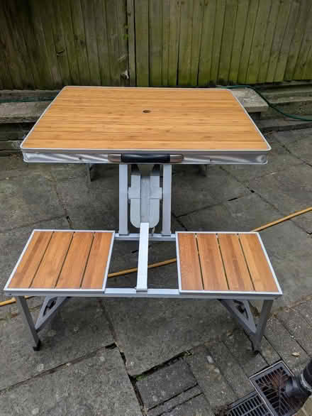 Photo of free Lovely camping/ picnic table (Finsbury/Clissold N4) #1