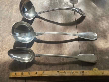 Photo of free Large silver plated serving spoons (Fairfield LA1) #2