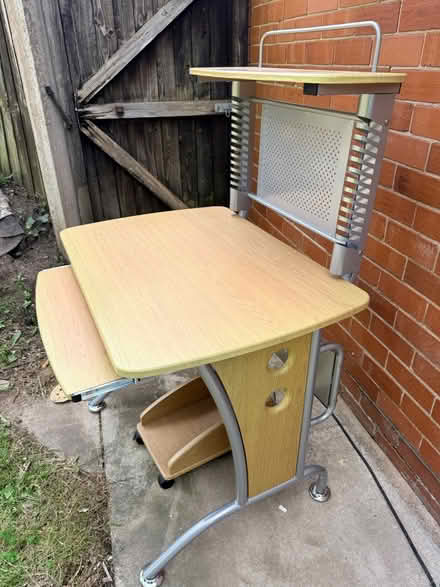 Photo of free Computer desk with base unit caddy (Fulwood - PR2 3) #2