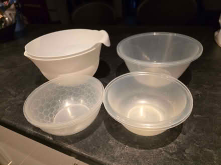 Photo of free Plastic mixing bowls (Deptford SE8) #1
