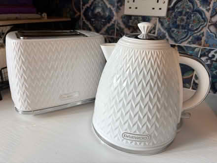 Photo of free Daewoo Argyle toaster and kettle set n great condition. (Seal TN15) #2